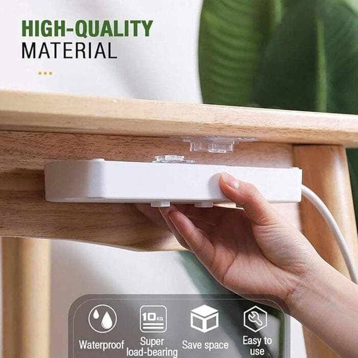 Heavy Duty Transparent Wall Hooks – No-Drill, Waterproof & Reusable - Image 3