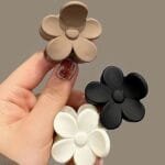 Bigwill 3PCS Hawaiian Flower Hair Claw Clips – Matte Pastel Clutchers for Women & Girls - Image 6