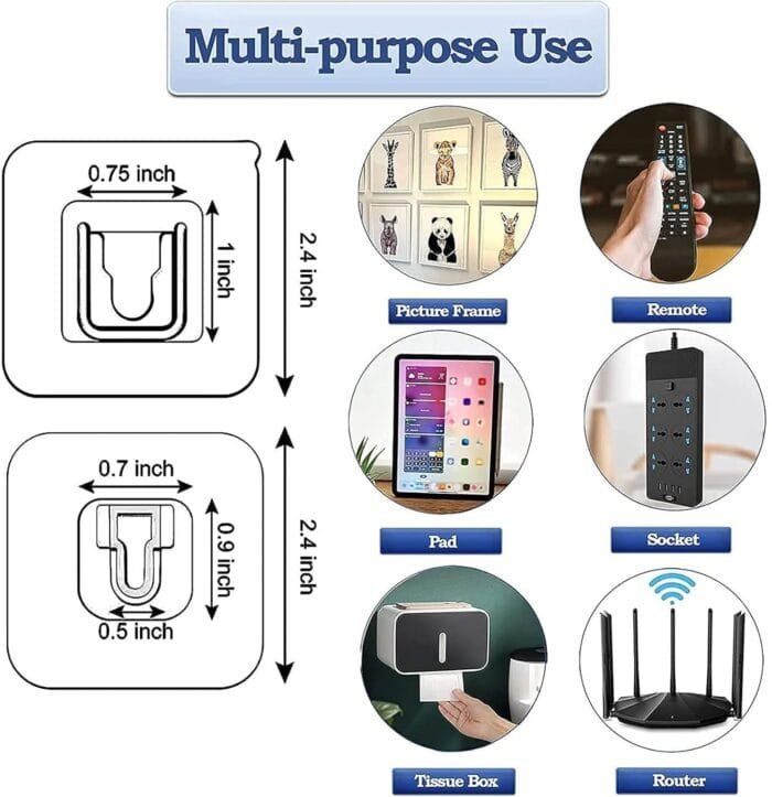 Heavy Duty Transparent Wall Hooks – No-Drill, Waterproof & Reusable - Image 8