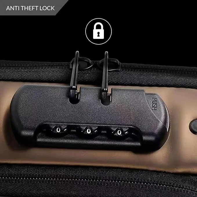 BIGWILL Crossbody Sling Bag for Men & Women – Waterproof Anti-Theft Chest Shoulder Bag with USB Charging Port – Stylish & Lightweight Travel Messenger Daypack( Black) - Image 6