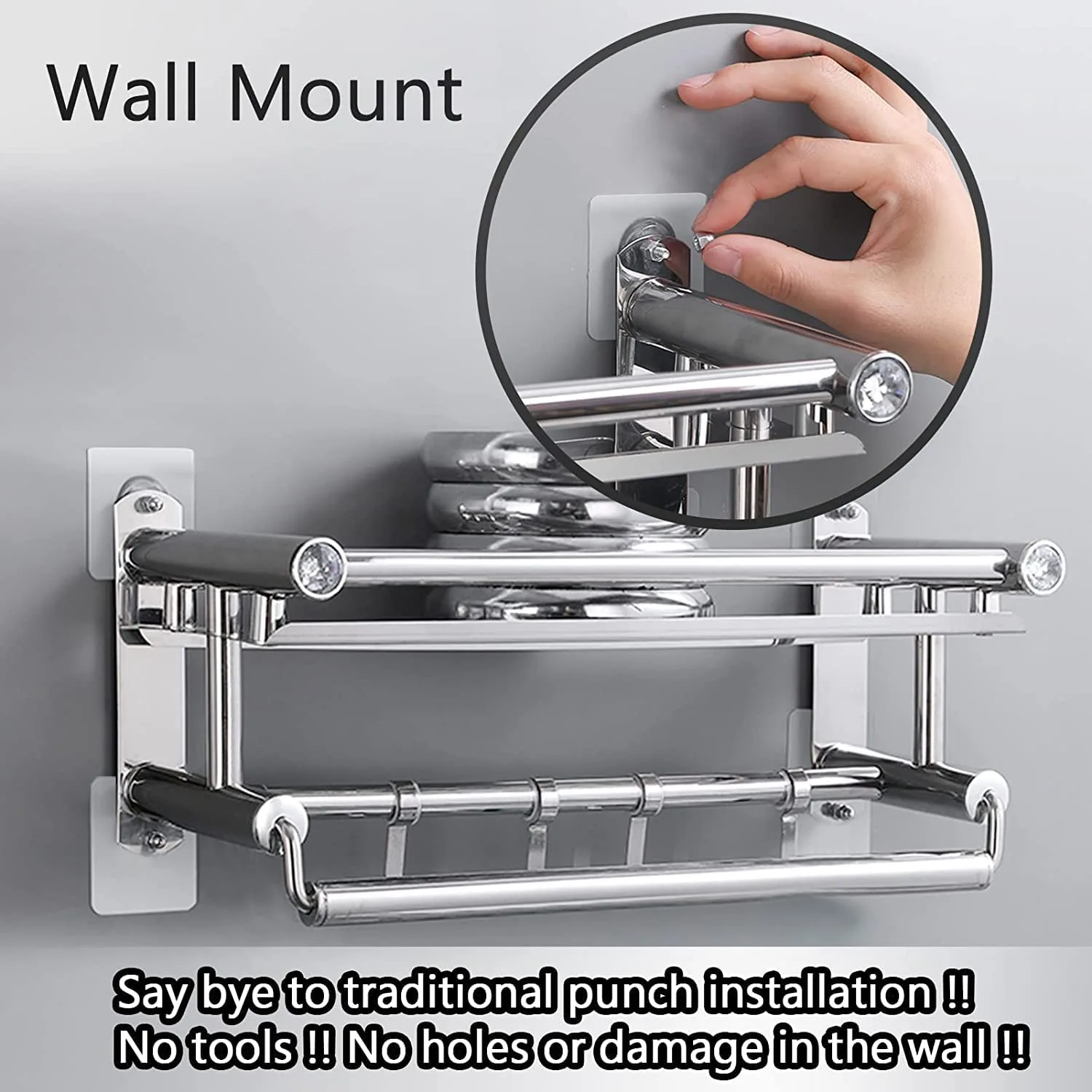 BIGWILL Transparent Adhesive Wall Hooks – Heavy Duty, No-Drill Hangers - Image 7