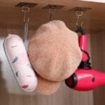 BIGWILL Adhesive Wall Hooks – 5-Hooks Stainless Steel, Nail-Free & Waterproof - Image 2